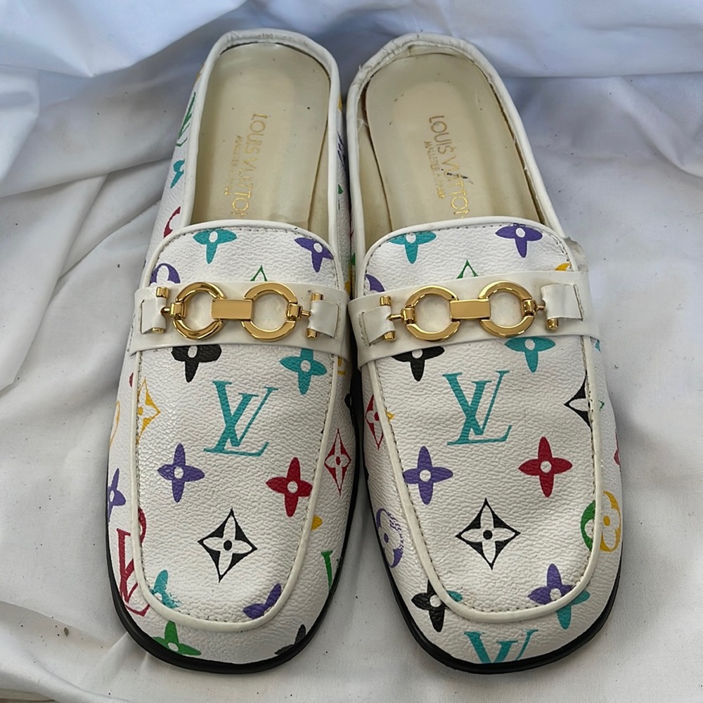 Louis Vuitton open back shoes